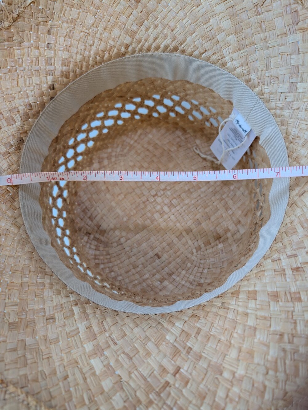 Madewell Everyday Raffia Straw Hat - M/L - Picture 7 of 7
